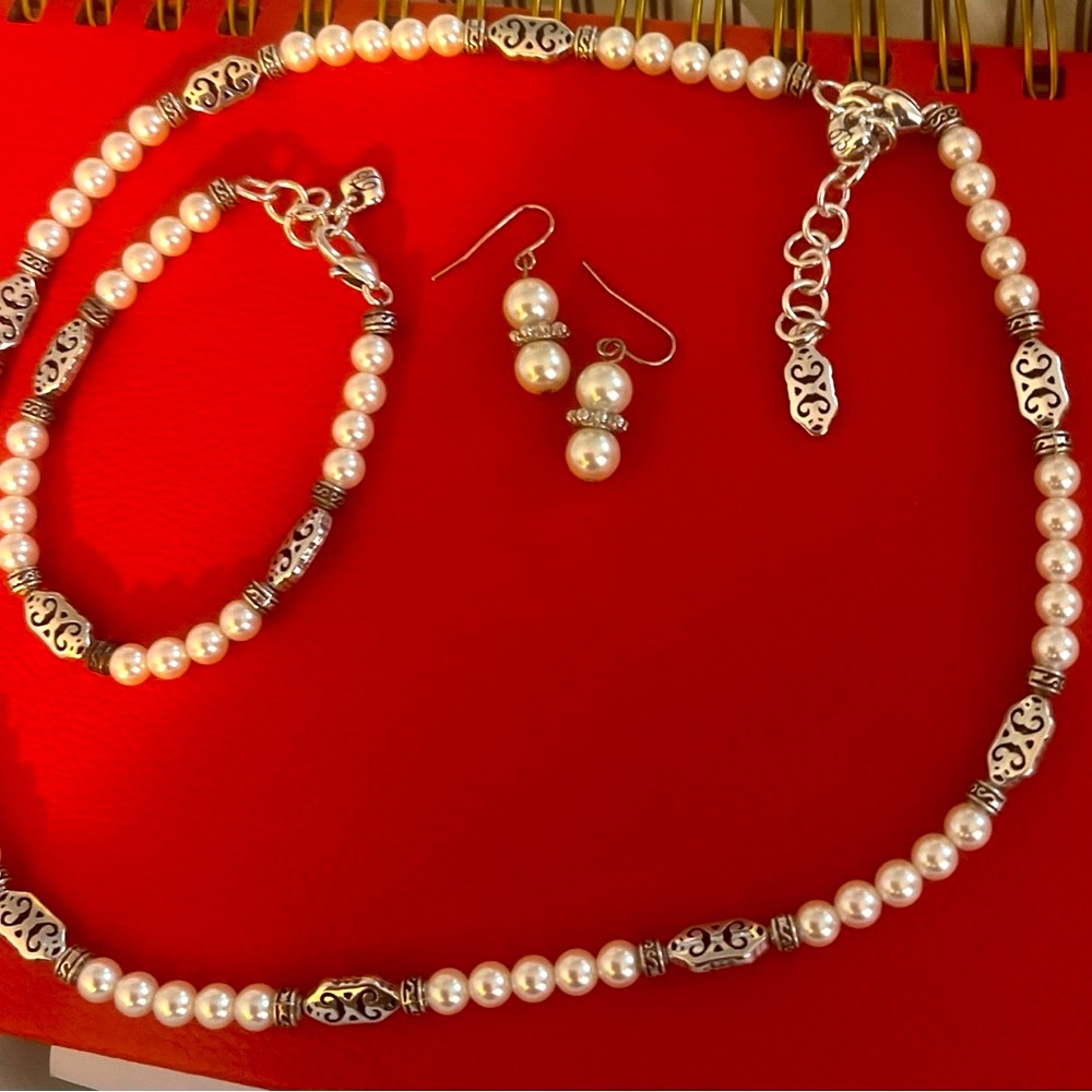 Long Pearl Necklace Brighton Jewelry